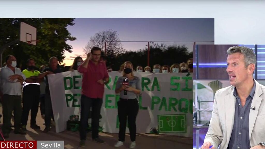 Joaquín Prat se posiciona con los vecinos de Setefilla que protestan por la instalación de una depuradora de aguas fecales: “La mierda huele a mierda”