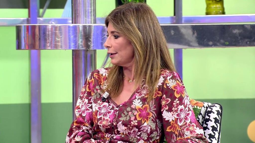 Gema López, en el plató de 'Sálvame'