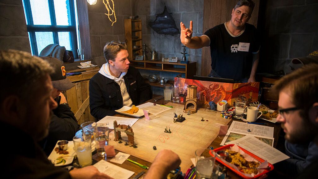 Evento de 'Dragones y mazmorras' en Arlington (Massachussets, EE.UU.), diciembre de 2019