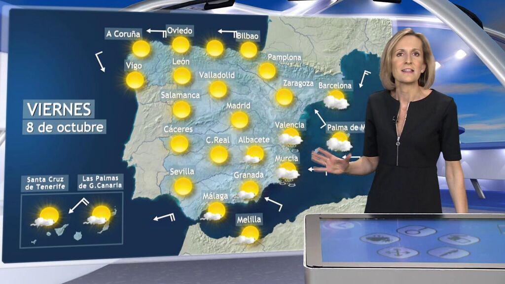 El sol y las temperaturas suaves cobran protagonismo: el tiempo para el viernes en España