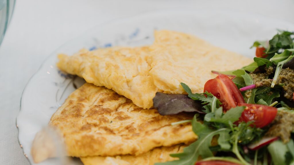 Tortilla a la francesa.
