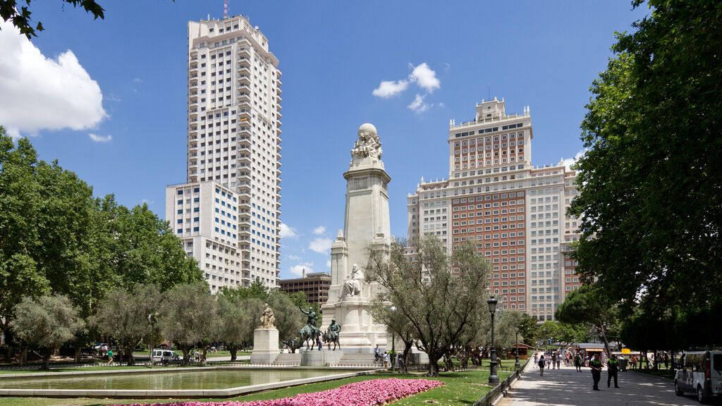 Plaza de España, en Madrid.