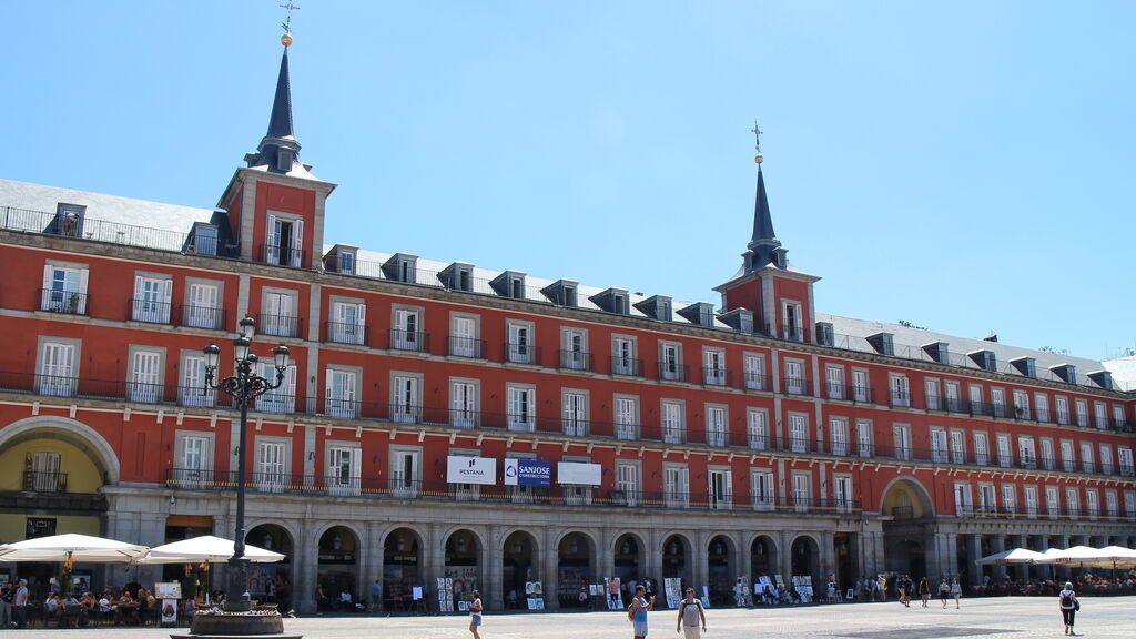 La Plaza Mayor de Madrid.