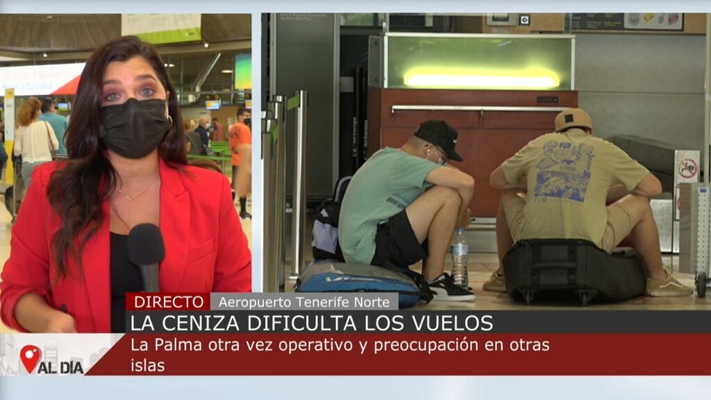El aeropuerto de La Palma recupera la operatividad tras la limpieza de ceniza