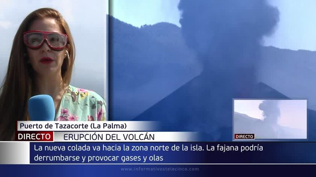¿Cómo afectaría la posible ruptura de la fajana del volcán de La Palma a la población?