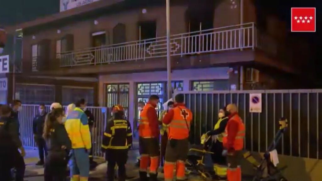 Una anciana muere en un incendio en una residencia de Navas del Rey, en Madrid