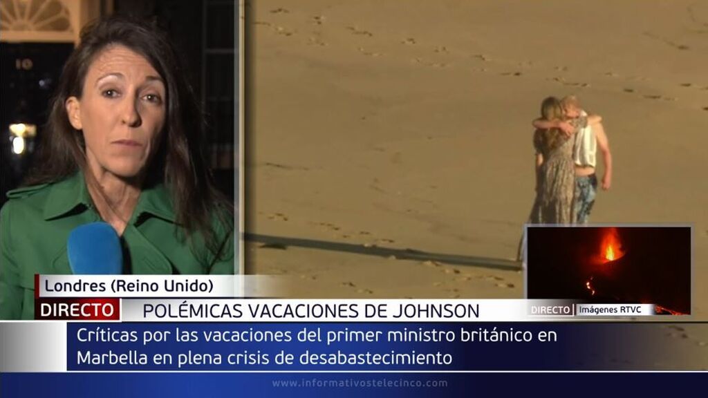 Críticas a Boris Johnson por irse de vacaciones a Marbella en plena crisis de suministros en Reino Unido