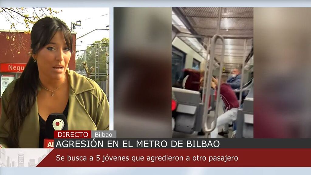Buscan a los cinco agresores de un joven en el metro de Bilbao: le dieron puñetazos en la cara y patadas