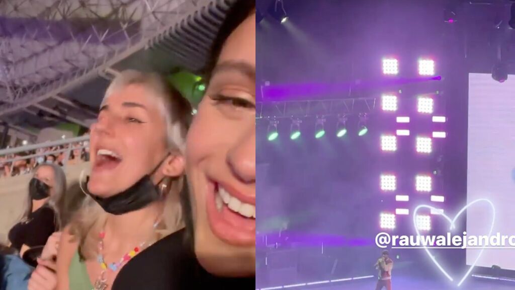 Rosalía acompaña a Rauw Alejandro a sus conciertos de Murcia y Barcelona: "Muero de amor" Rosalía acompaña a Rauw Alejandro a sus conciertos de Murcia y Barcelona: "Muero de amor"