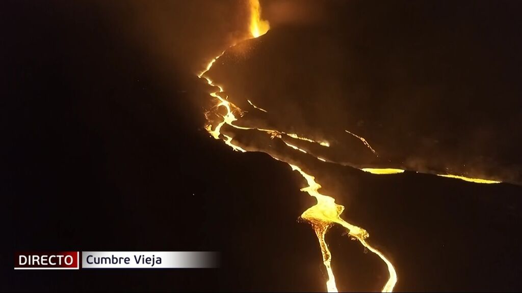Los cálculos de emisión de lava del volcán varían entre 39,6 y 60 millones de m3 según el sistema de medición