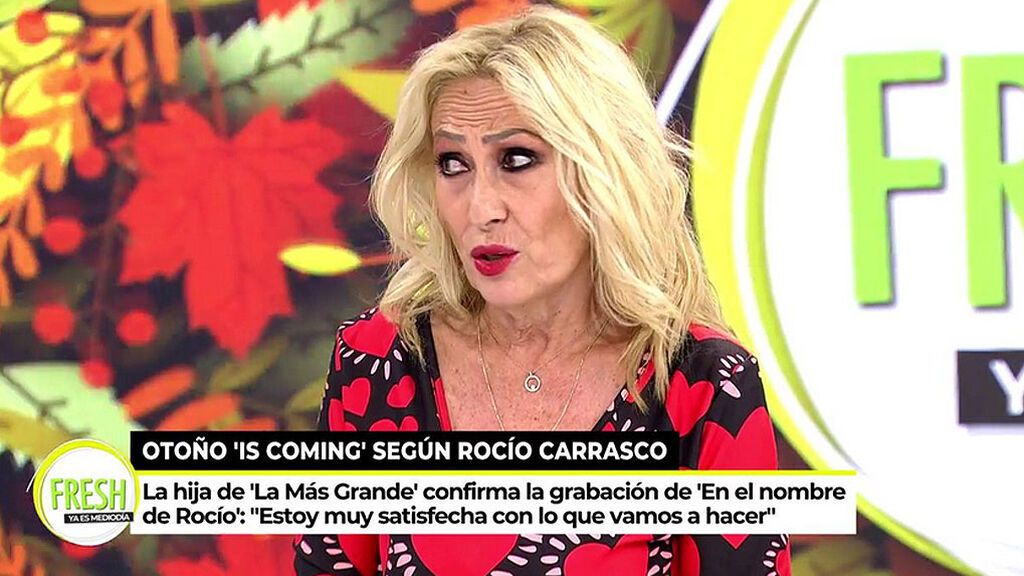 Rosa Benito, sobre la nueva docuserie de Rocío Carrasco: “Si se va a hablar de esa Rocío, estoy encantada”