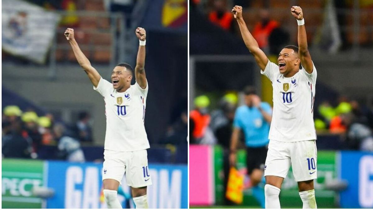 El PSG se 'deshace' de una bandera del Real Madrid para felicitar a Mbappé: recorte para evitar mostrarla El PSG se 'deshace' de una bandera del Real Madrid para felicitar a Mbappé: recorte para evitar mostrarla