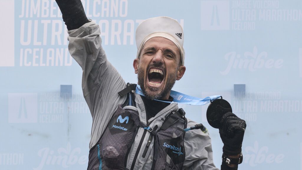 Chema Martínez, ganador a los 49 de la ultra maratón de volcanes de Islandia: "Ha sido muy dura, no sentía las manos"