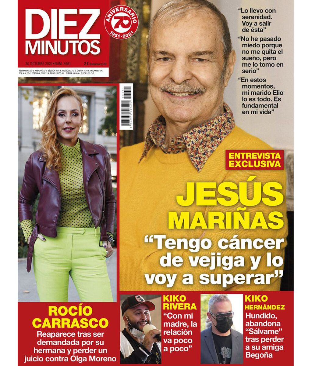 Jesús Mariñas, en 'Diez Minutos'