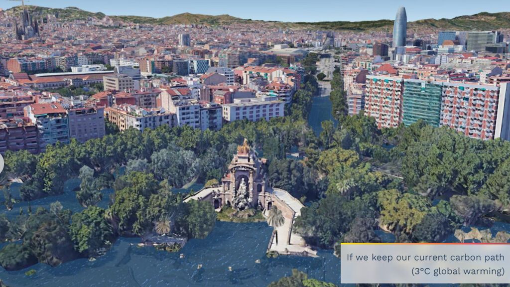 Aumento del nivel del mar en Barcelona