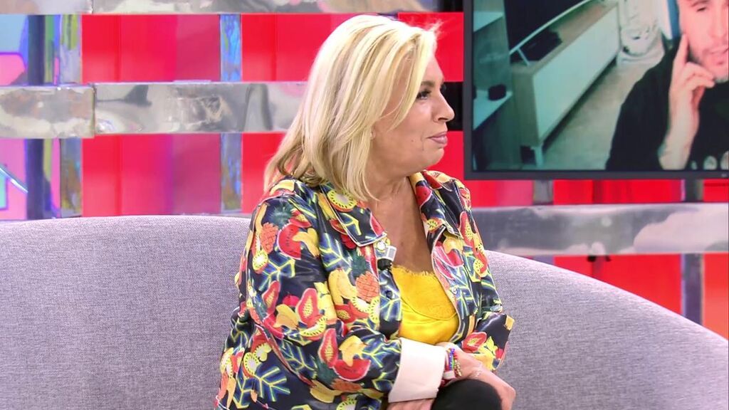 Carmen Borrego, en el plató de 'Sálvame'