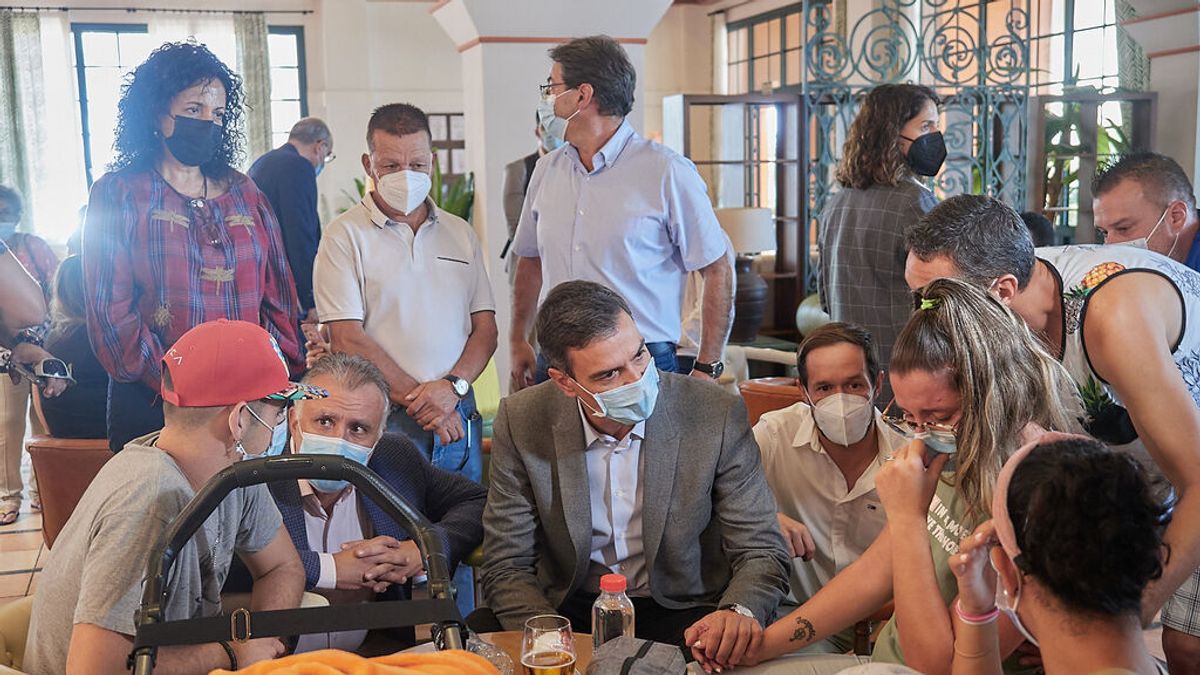 Pedro Sánchez vuelve hoy a La Palma Pedro Sánchez vuelve hoy a La Palma
