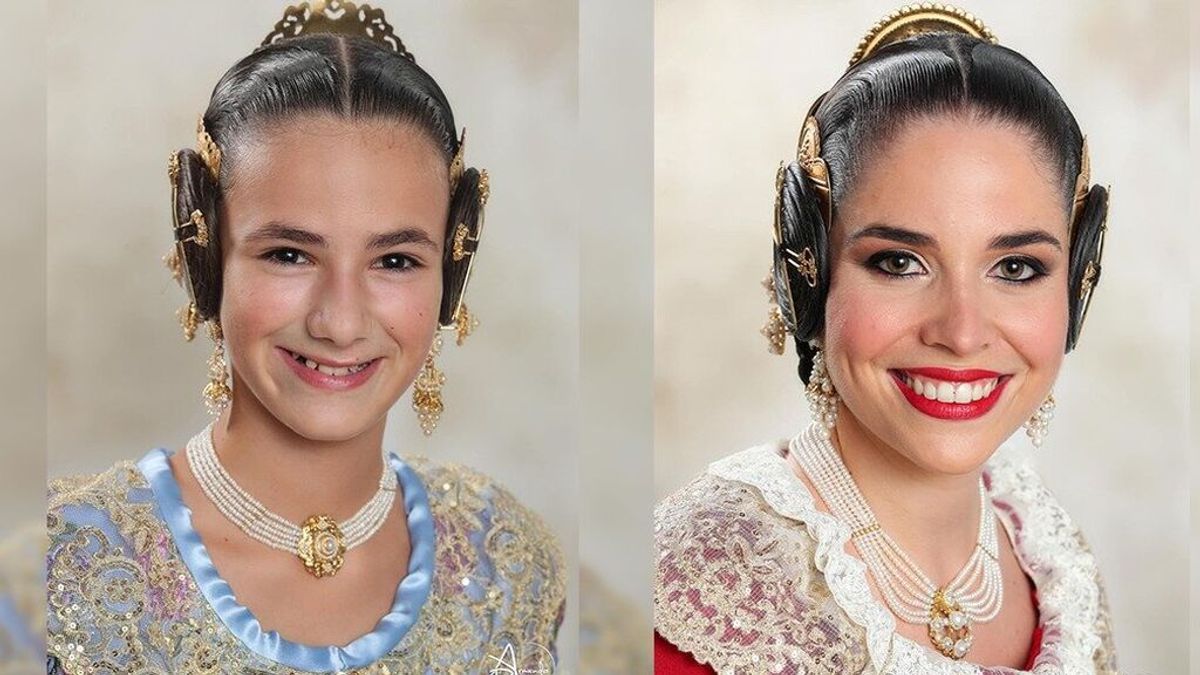 Nerea López y Carmen Martín, Falleras Mayores de Valencia 2022 Nerea López y Carmen Martín, Falleras Mayores de Valencia 2022