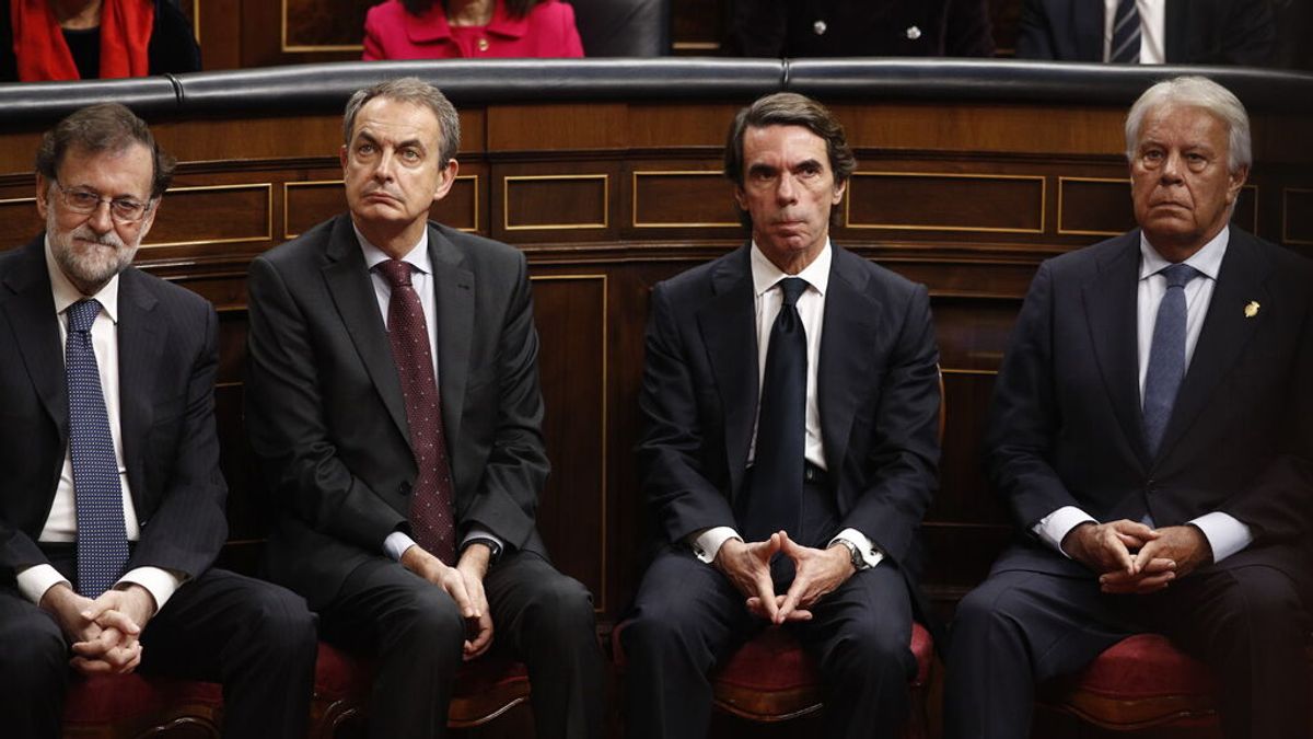 González, Aznar, Zapatero y Rajoy volverán a recibir 75.000 euros anuales de los Presupuestos González, Aznar, Zapatero y Rajoy volverán a recibir 75.000 euros anuales de los Presupuestos