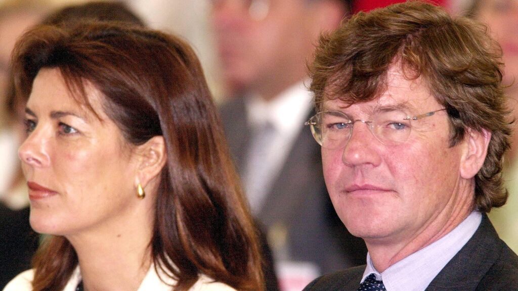 Ernesto de Hannover y la princesa Carolina de Mónaco, en una foto de archivo