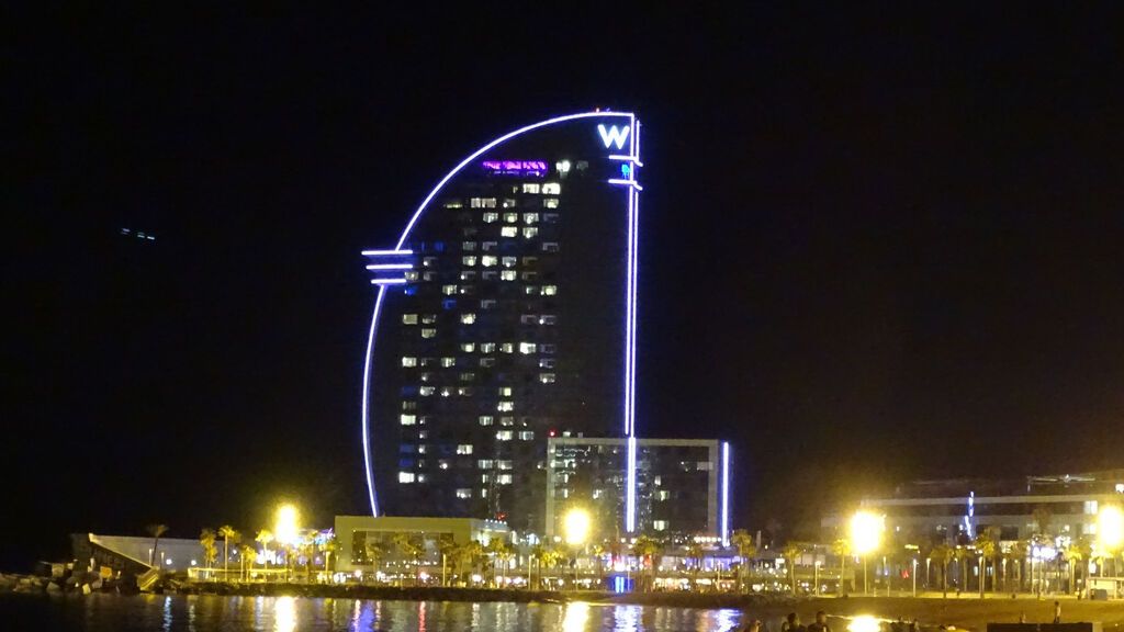 Hotel W, en Barcelona.