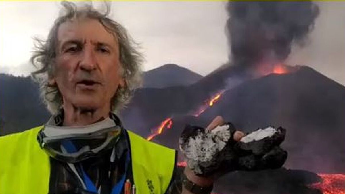 El volcán arroja rocas que formaban parte del mar hace millones de años, antes de nacer La Palma El volcán arroja rocas que formaban parte del mar hace millones de años, antes de nacer La Palma