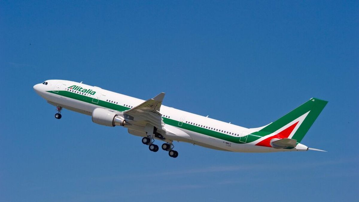 Avión de Alitalia Avión de Alitalia