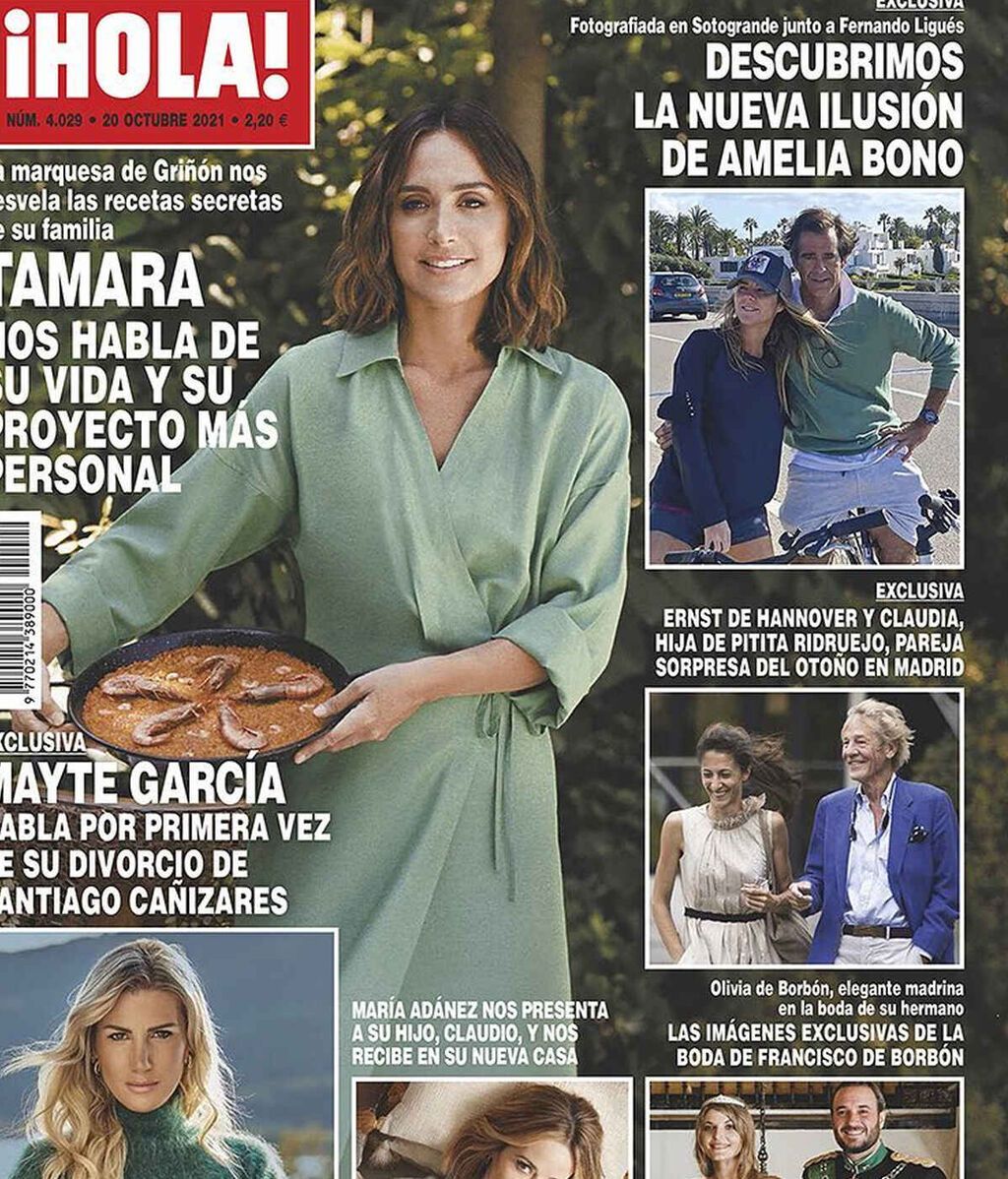La "nueva ilusión" de Amelia Bono, en portada
