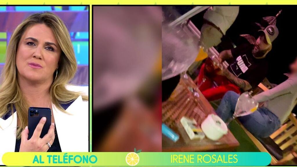 Irene Rosales entra en directo en 'Sálvame'