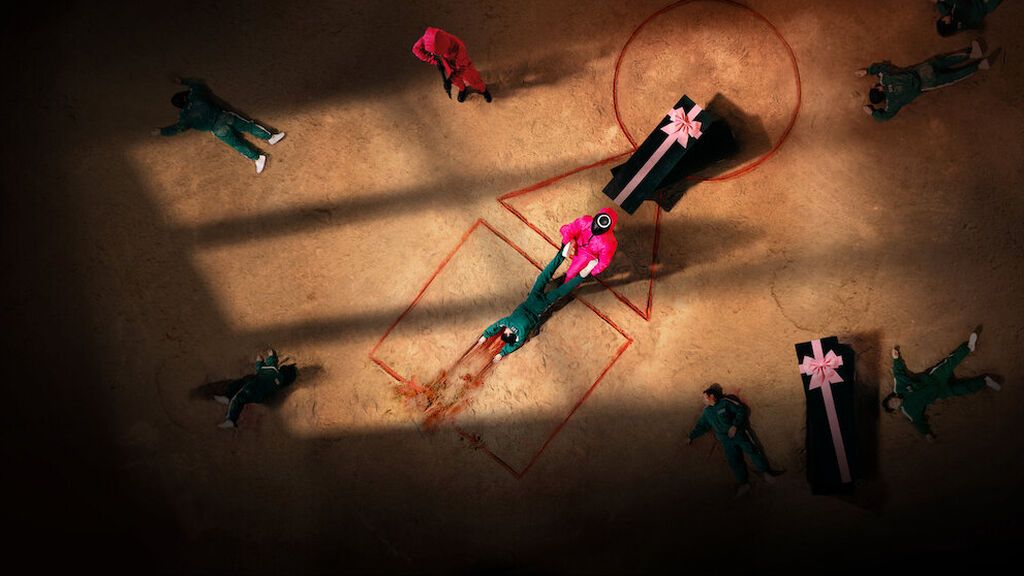 Una escena violenta de 'El juego del calamar'