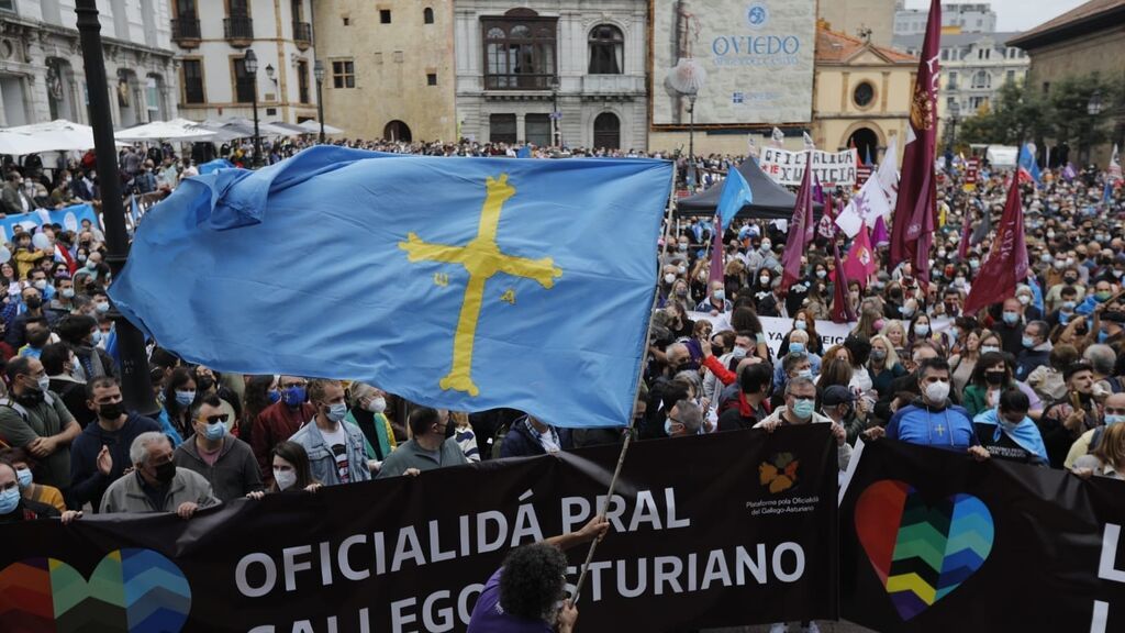 Manifestación por la oficialidad del asturiano
