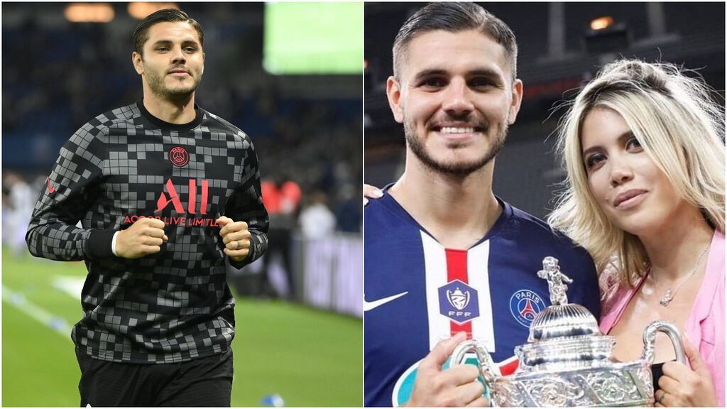 Icardi, ausente en el entrenamiento del PSG tras su polémica separación con Wanda Nara