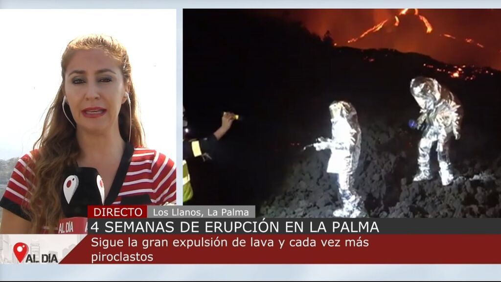 Cuatro semanas de la erupción de La Palma: el presidente de Canarias no ve un final "inminente"