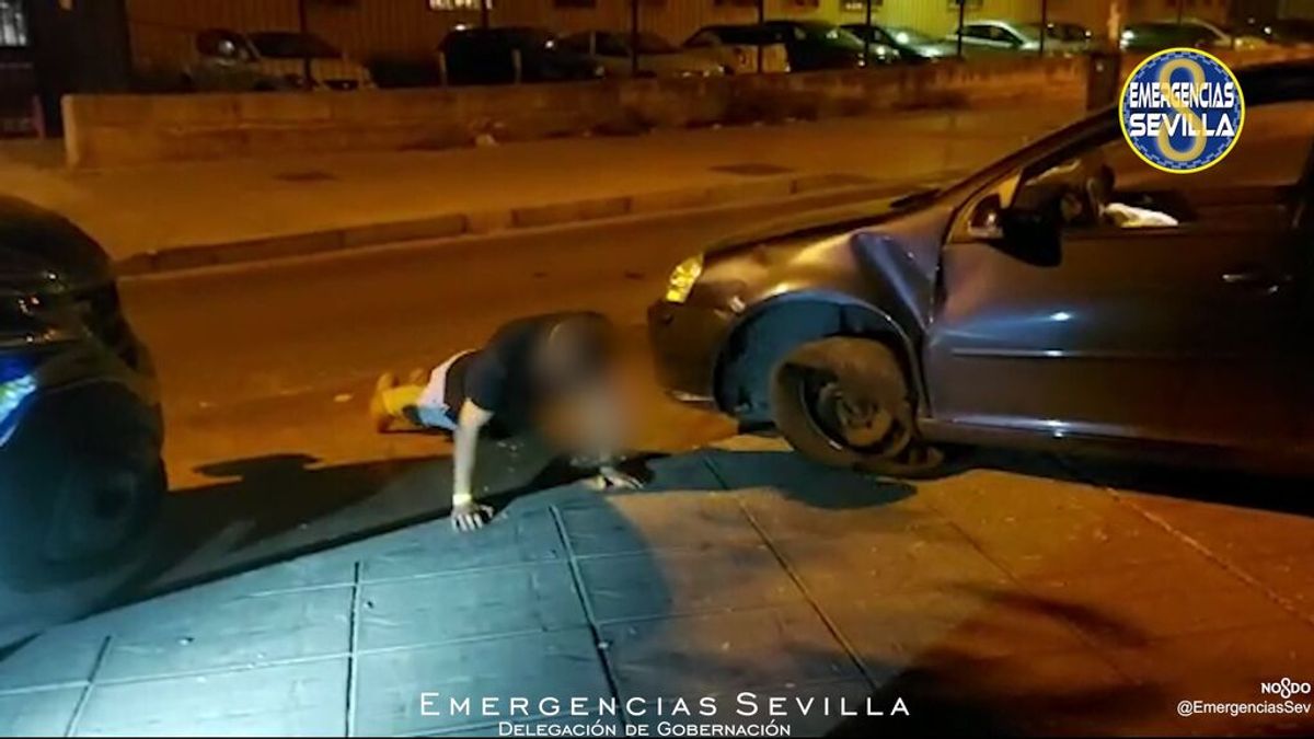 Un conductor novel que cuadriplica la tasa de alcohol se pone a hacer flexiones delante de los agentes en Sevilla