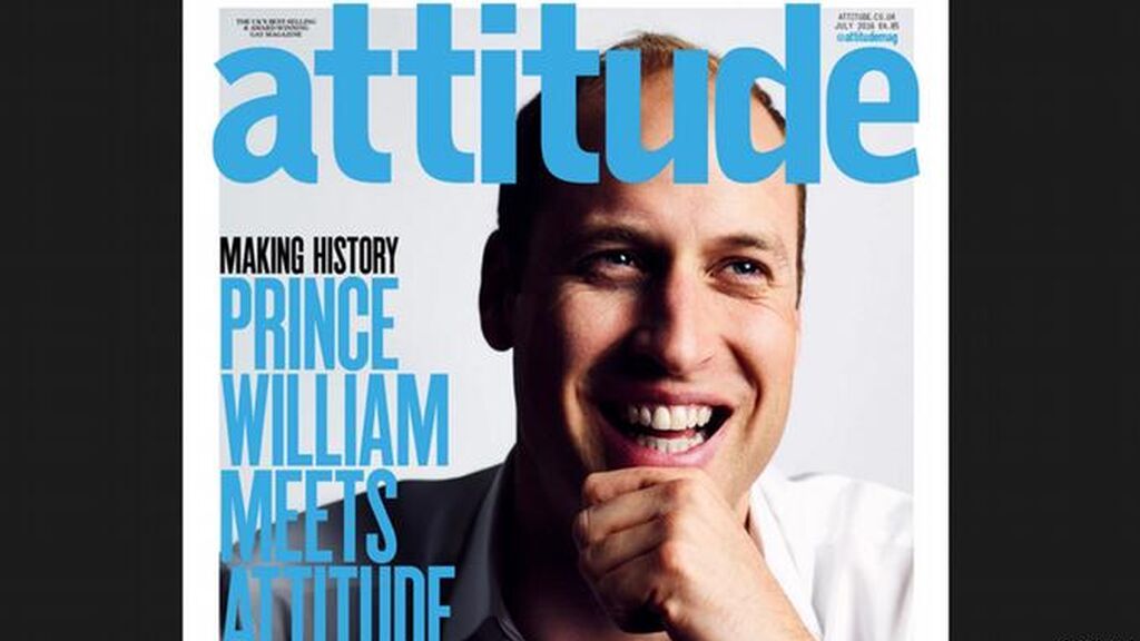 William apareció en la portada de la revista Attitude.