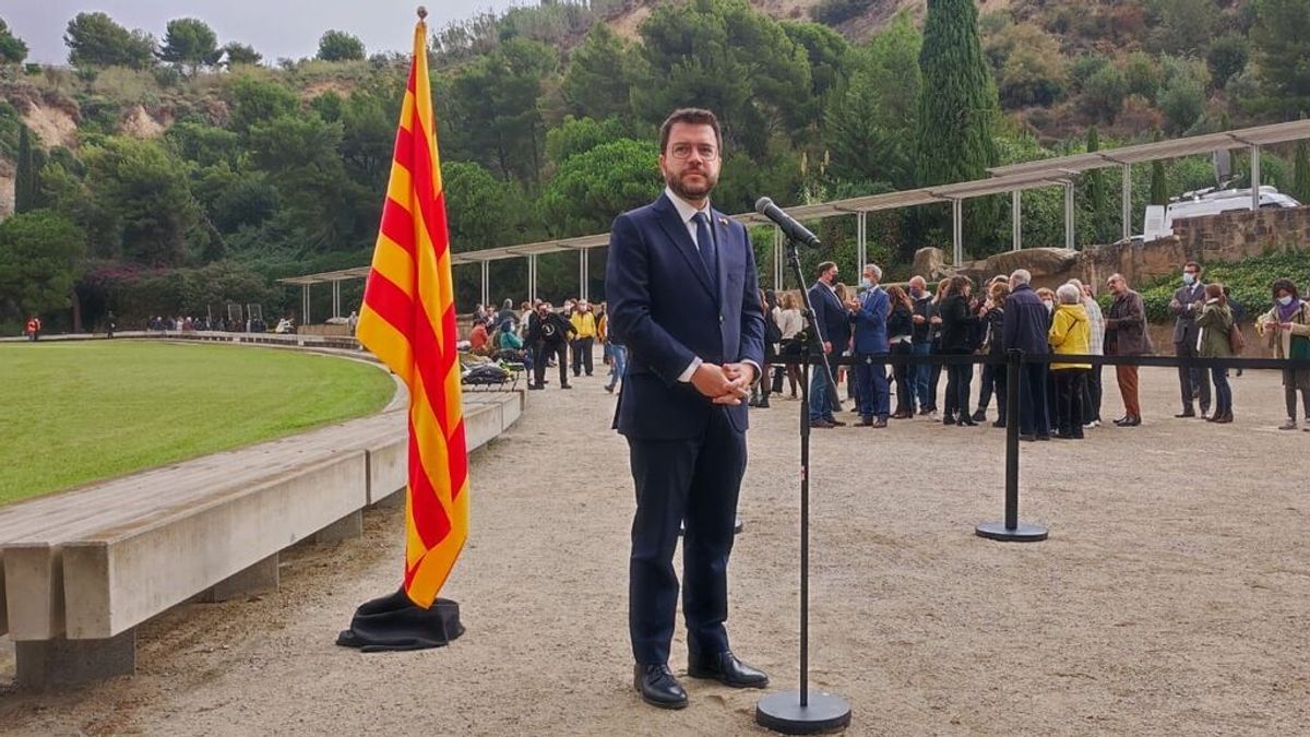 Aragonès celebra las palabras de Otegui y defiende que "la paz y la palabra son el camino" Aragonès celebra las palabras de Otegui y defiende que "la paz y la palabra son el camino"