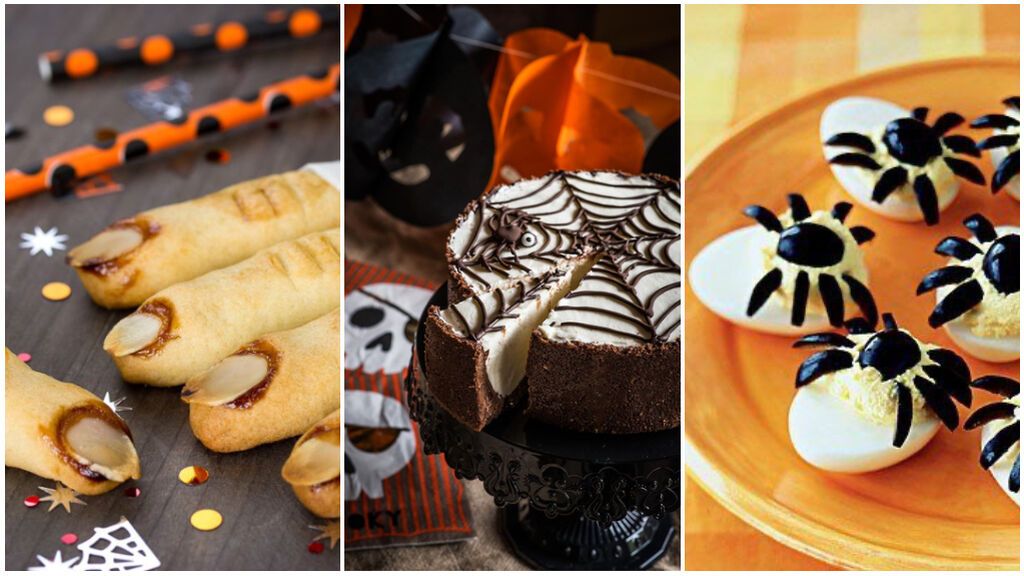 Disfruta con las recetas más divertidas para Halloween que le encantarán a tus hijos: desde galletas de dedo de bruja hasta tarta de queso con forma de telaraña.
