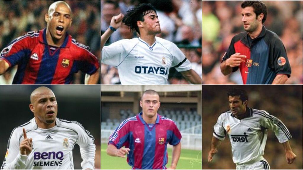 Los futbolistas que han pasado por el Real Madrid y Barça: de Figo y Eto'o, a Gica Hagi