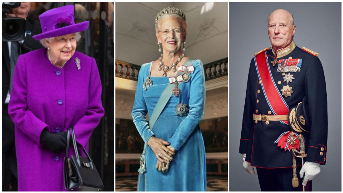 Estos son las reinas y reyes que llevan más años reinando en Europa: de Isabel II a Margarita de Dinamarca y Harald V de Noruega.