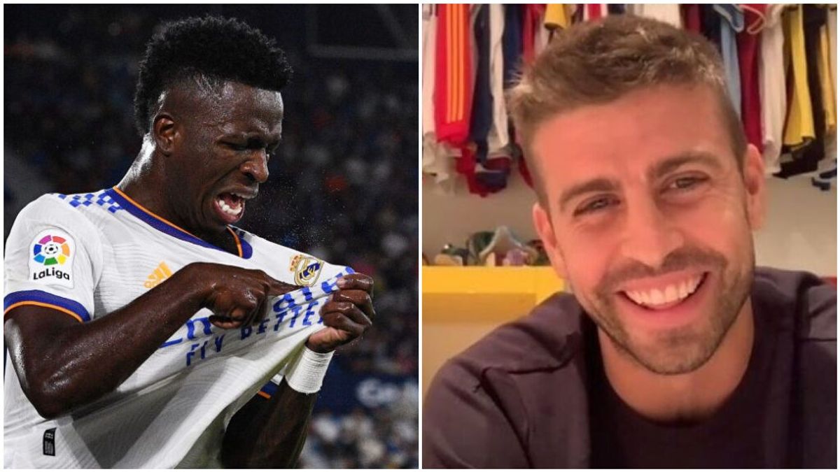 Vinicius no se corta y responde a Piqué: "Juego en el mejor equipo del mundo" Vinicius no se corta y responde a Piqué: "Juego en el mejor equipo del mundo"