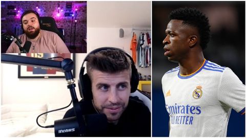 Piqué, a Ibai Llanos: &quot;Vinicius estaba hecho por el Barça&quot;