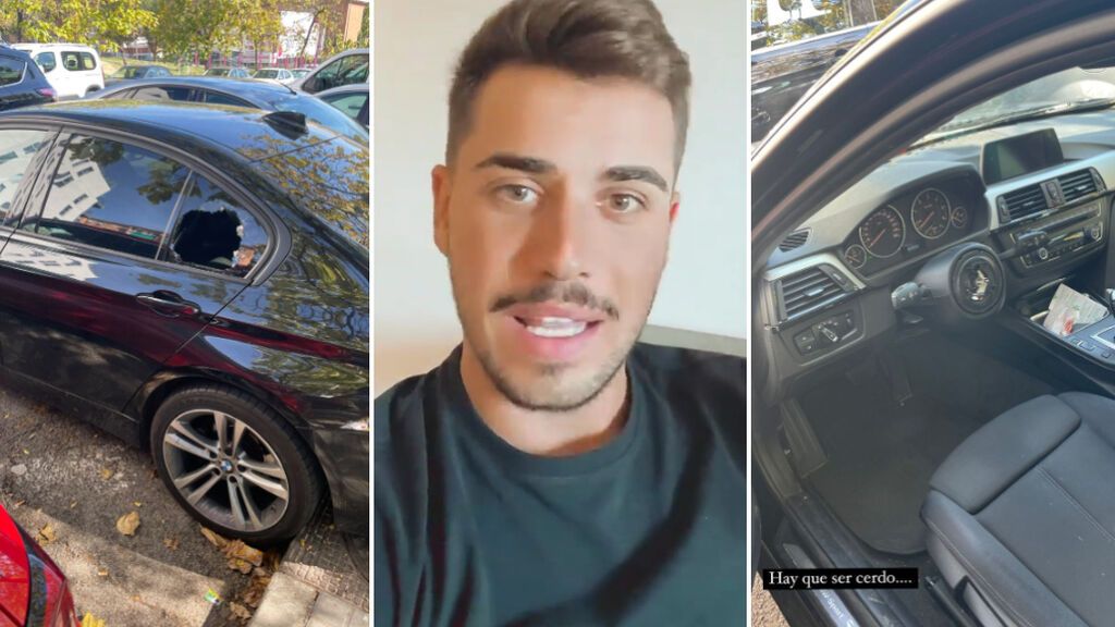 Jesús, de 'La última tentación' muestra el destrozo de su coche