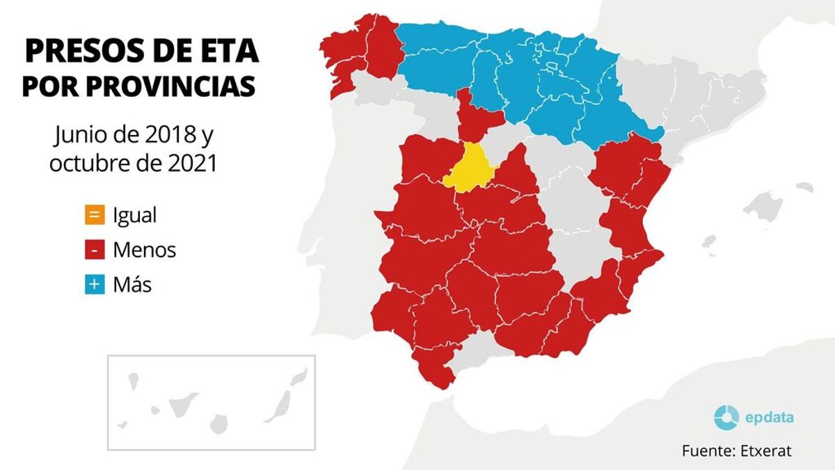 España tiene a 184 etarras en sus cárceles diez años después de los atentados España tiene a 184 etarras en sus cárceles diez años después de los atentados