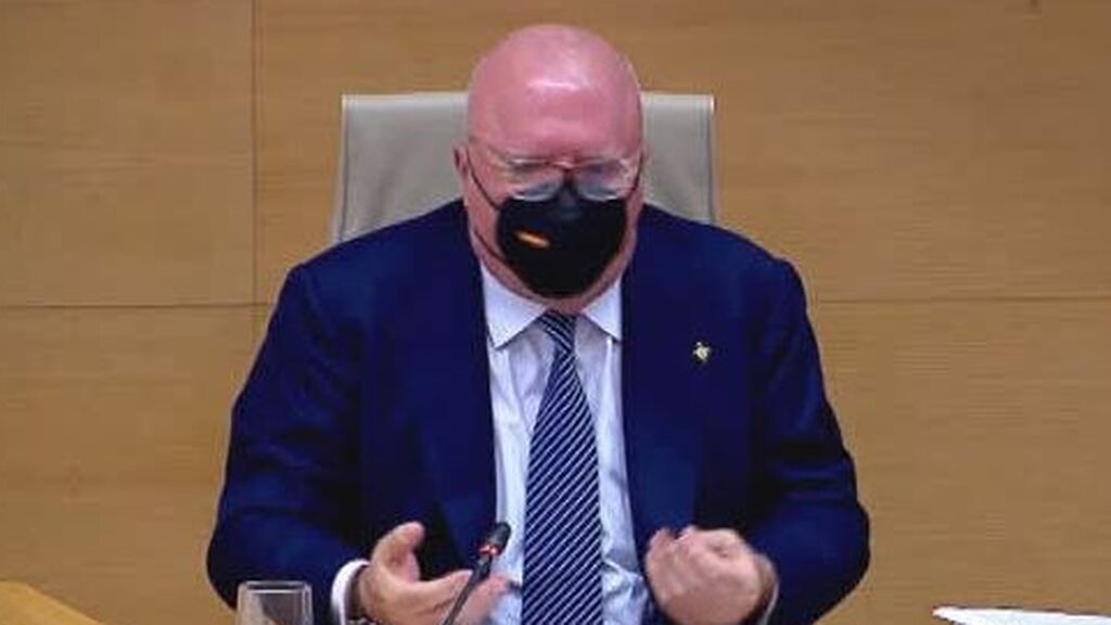 Villarejo en la comisión del Congreso de Kitchen
