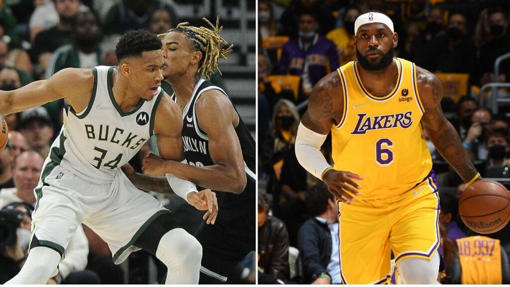 Los Bucks empiezan la defensa del título con victoria y los Lakers caen ante Warriors en la vuelta de la NBA