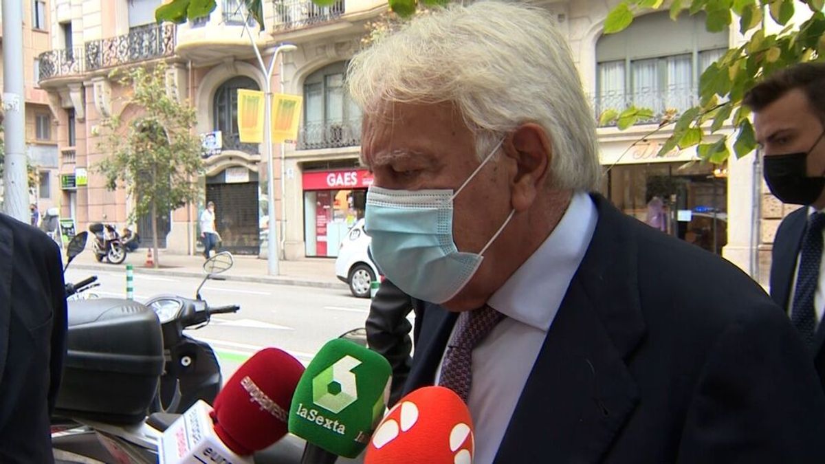 Felipe González tacha de "inaceptables" las declaraciones de Otegi y cree que no pide perdón Felipe González tacha de "inaceptables" las declaraciones de Otegi y cree que no pide perdón
