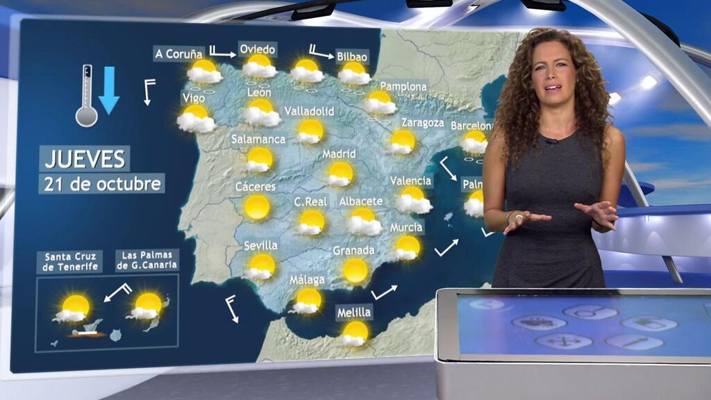 La borrasca Aurore canaliza aire frío a España: el tiempo que hará el jueves