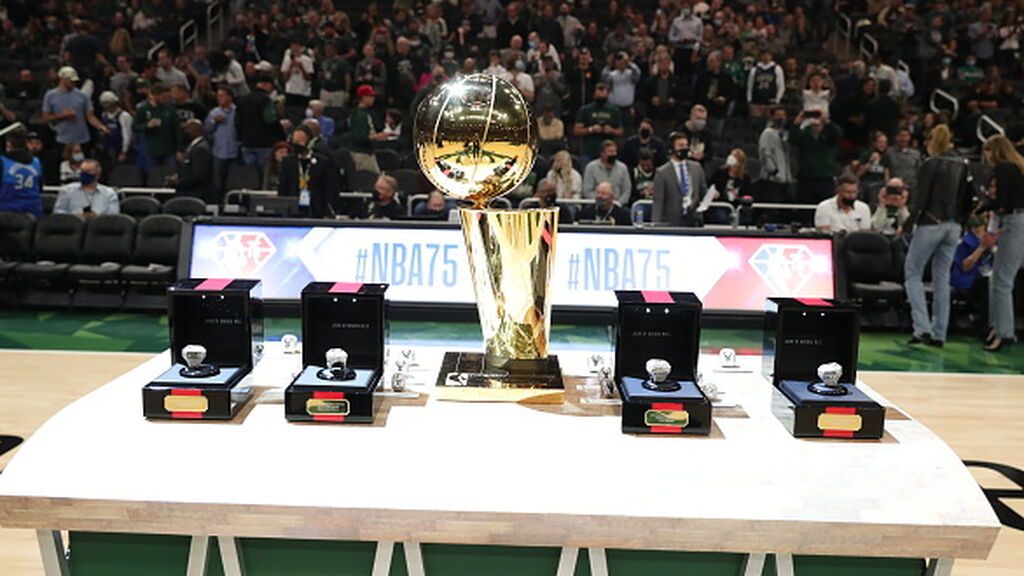Anillos de campeones de la NBA de los Bucks