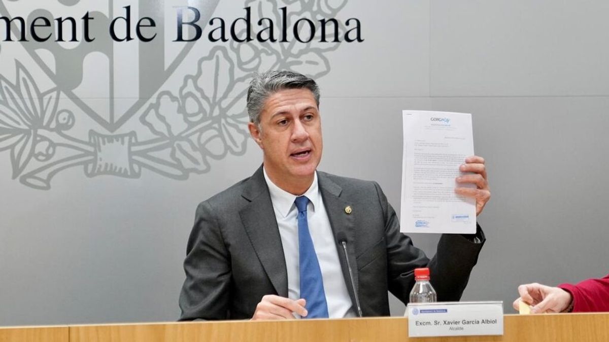 García Albiol lamenta la moción de censura: "Vuelve la Badalona gris y del caos"