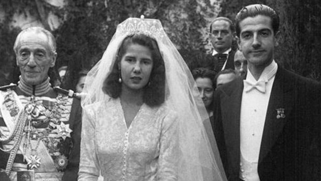 La primera boda de Cayetana fue con Luis Martínez de Irujo.